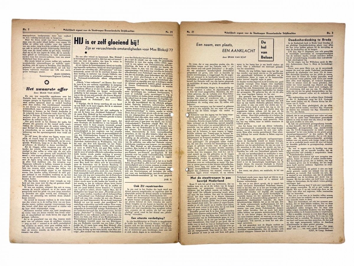 Original WWII Dutch 'Stoottroepen' newspaper — image 6
