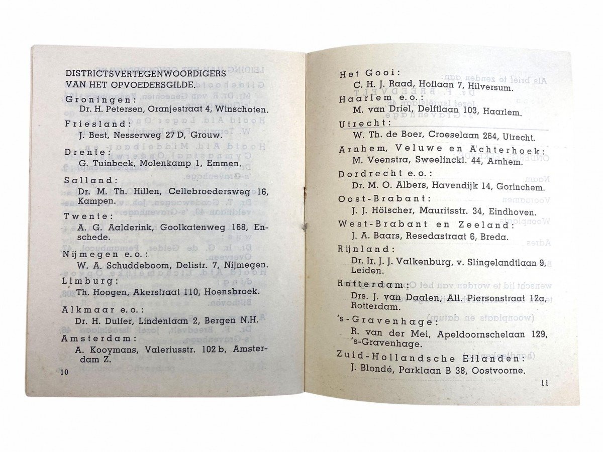 Original WWII Dutch NSB Opvoedersgilde booklet — image 7