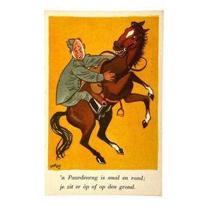 Original Pré 1940 Dutch army post card
