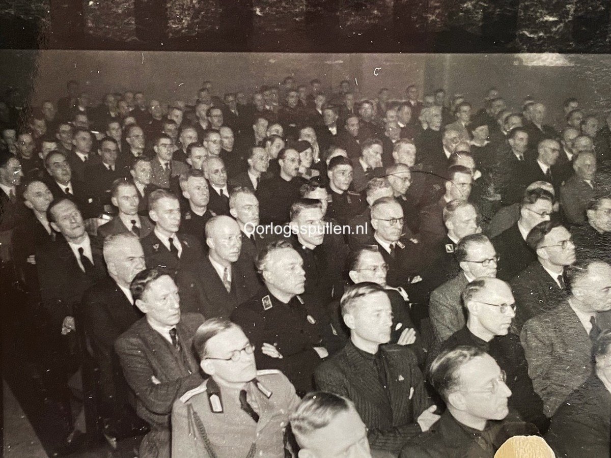 Original WWII Dutch NSB photo set – NSB meeting in Den Haag — image 10