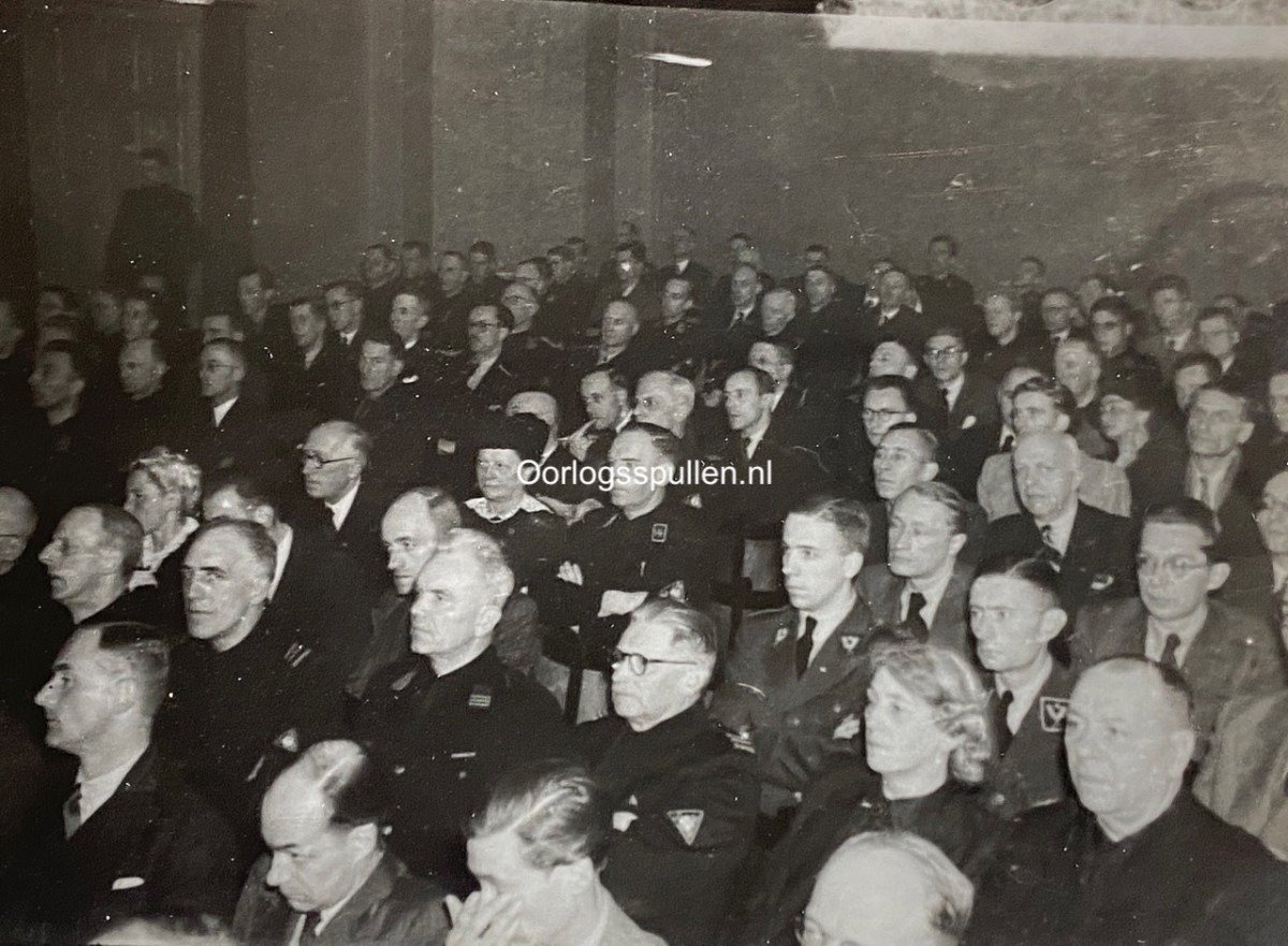 Original WWII Dutch NSB photo set – NSB meeting in Den Haag — image 11
