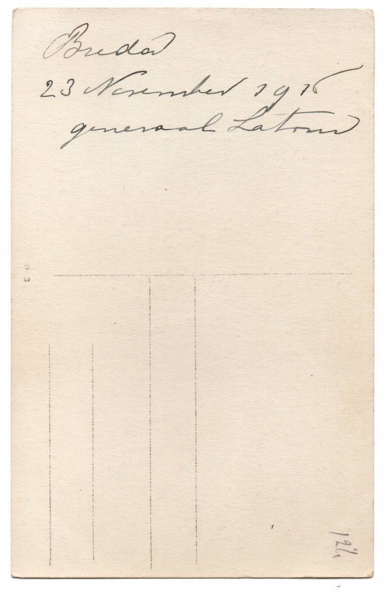 Original WWI Dutch army photo – Queen Wilhelmina visits the troops in Breda — image 2