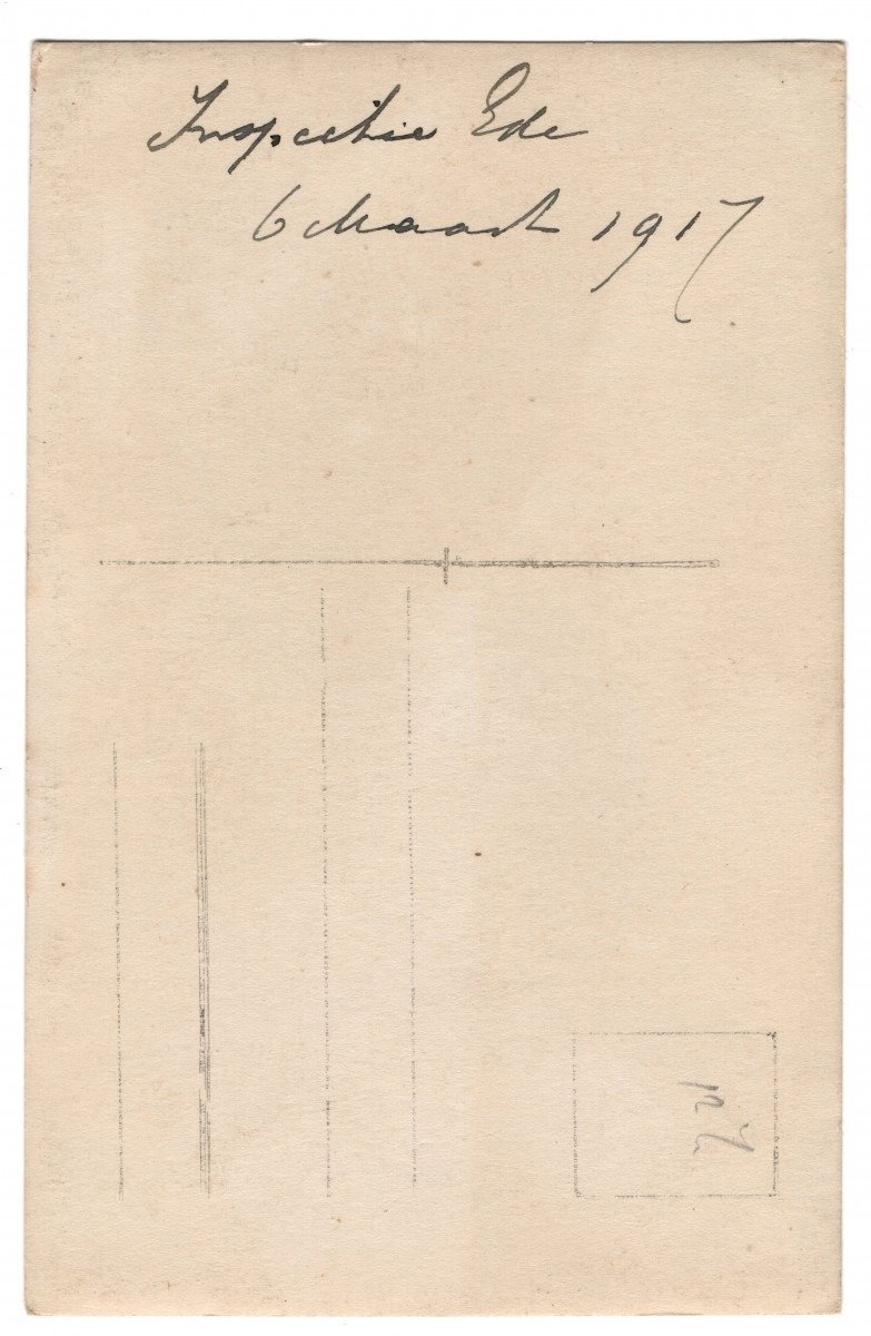 Original WWI Dutch army photo – Queen Wilhelmina visits the troops in Ede — image 2