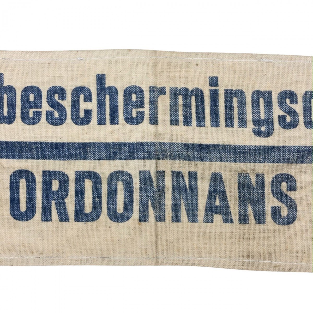 Original WWII Dutch 'Luchtbeschermingsdienst' Ordonnance armband — image 2