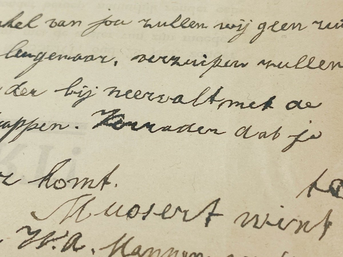 Original WWII Dutch NSB letter — image 5