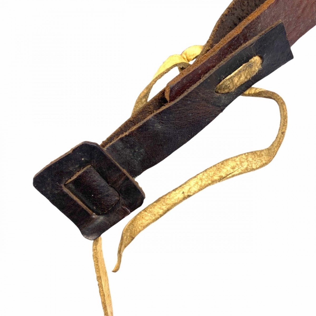 Original WWII Russian PPSH-41 leather sling — image 2