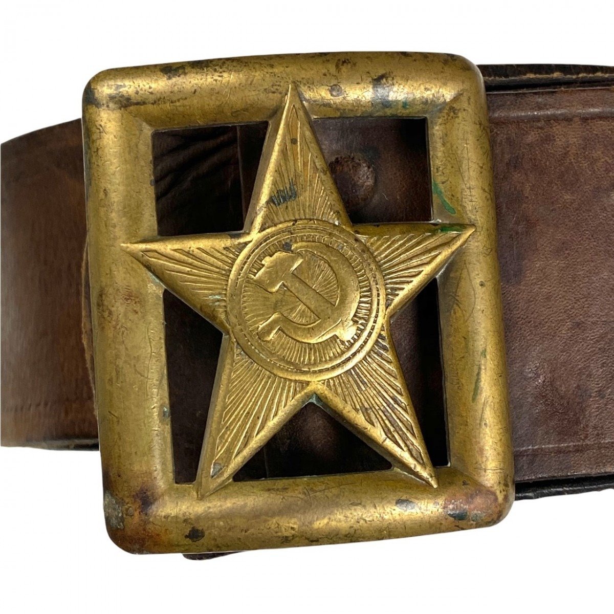 Original WWII Russian M35 officers belt — image 3
