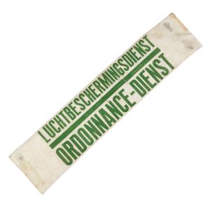 Original WWII Dutch 'Luchtbeschermingsdienst' Ordonnance armband