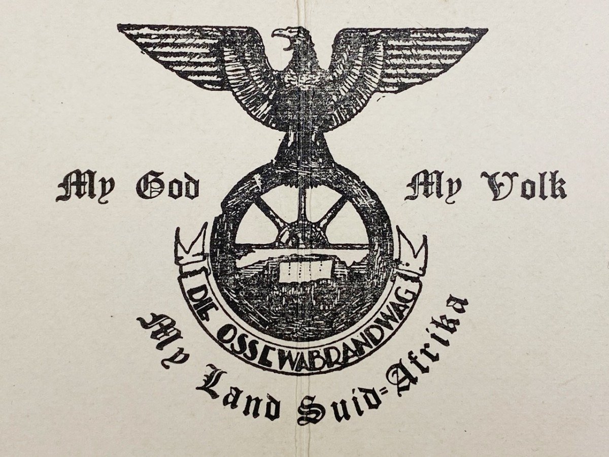 Original WWII South African fascists organization 'Ossewabrandwag' grouping J.D. Klerk — image 12