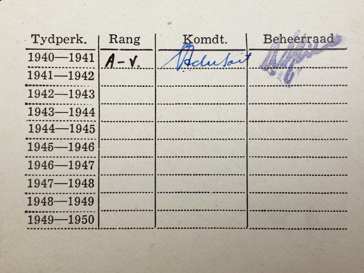 Original WWII South African fascists organization 'Ossewabrandwag' grouping J.D. Klerk — image 14