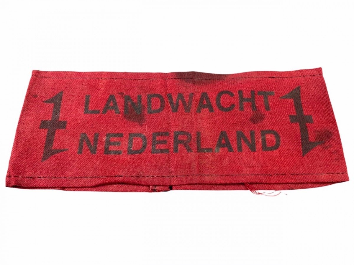 Original WWII Dutch 'Landwacht Nederland' armband — image 2