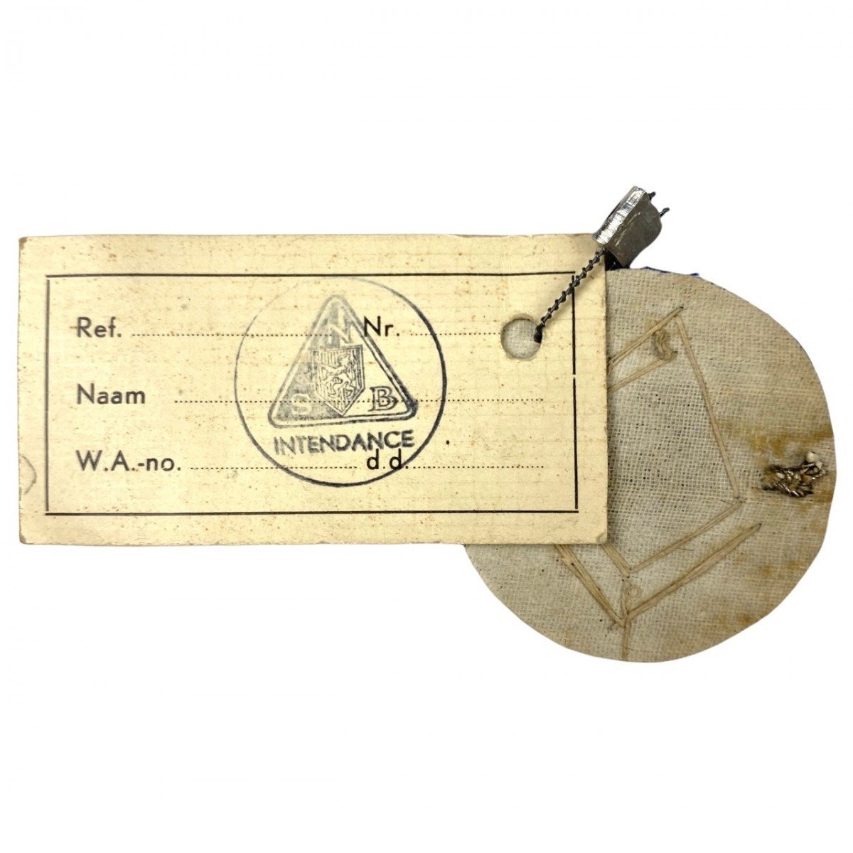 Original WWII Dutch Jeugdstorm prototype insignia — image 3