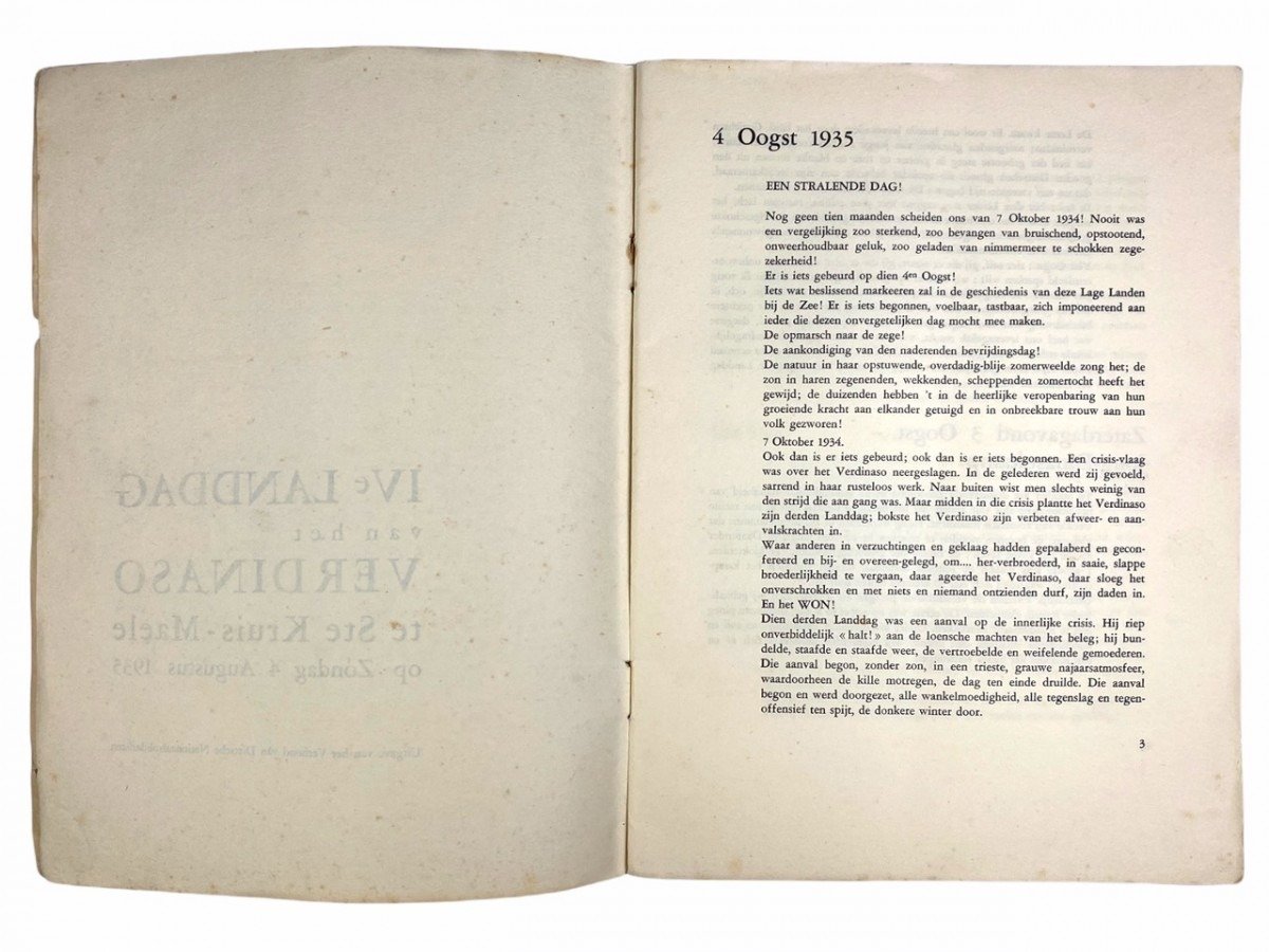 Originele WWII Belgian Verdinaso brochure – Een leider verovert zijn volk — image 13