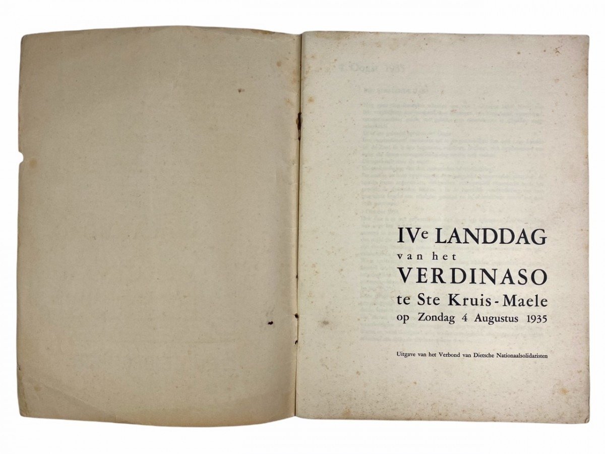 Originele WWII Belgian Verdinaso brochure – Een leider verovert zijn volk — image 3