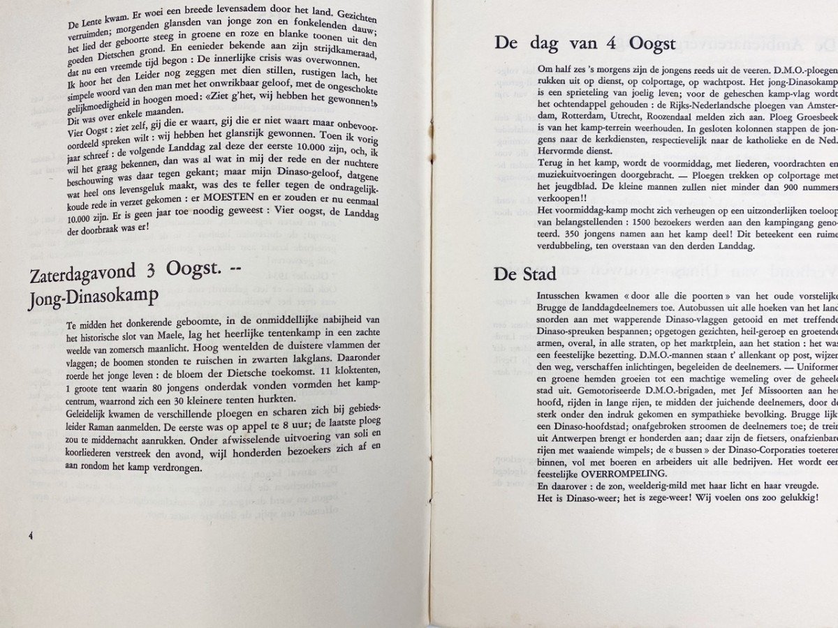 Originele WWII Belgian Verdinaso brochure – Een leider verovert zijn volk — image 5