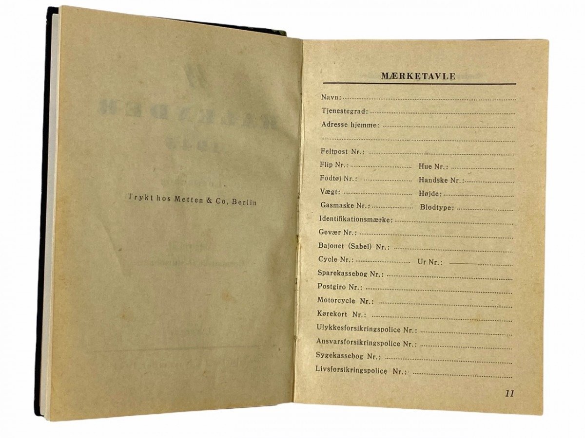 Original WWII Danish Waffen-SS soldatenfreund 1945 — image 10