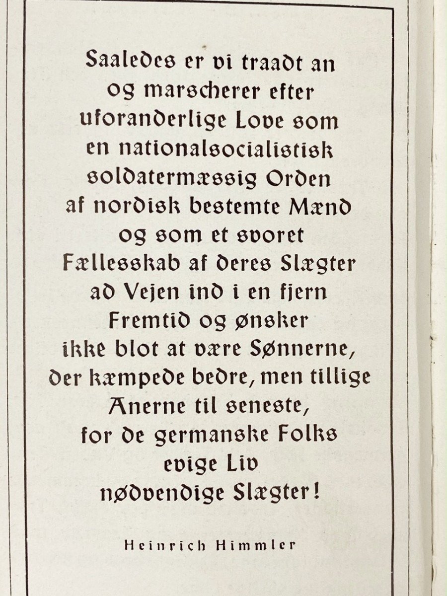 Original WWII Danish Waffen-SS soldatenfreund 1945 — image 4