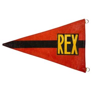 Original WWII Walloon REX pennant