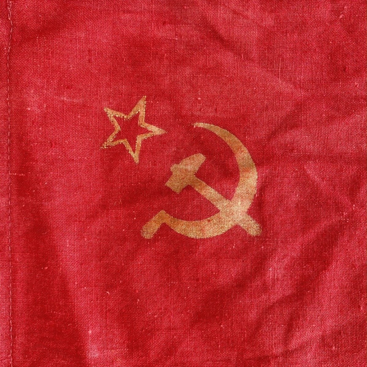 Original WWII Russian sympathizers flag — image 3