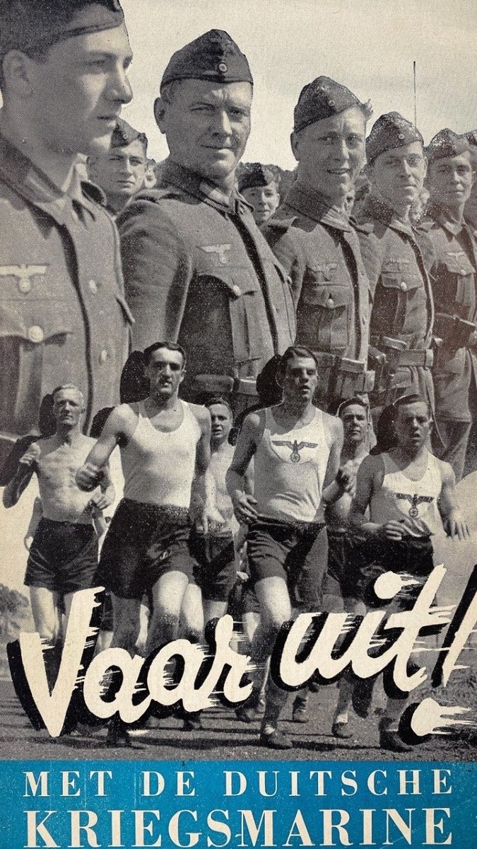 Original WWII Dutch Kriegsmarine volunteer flyer/poster — image 7