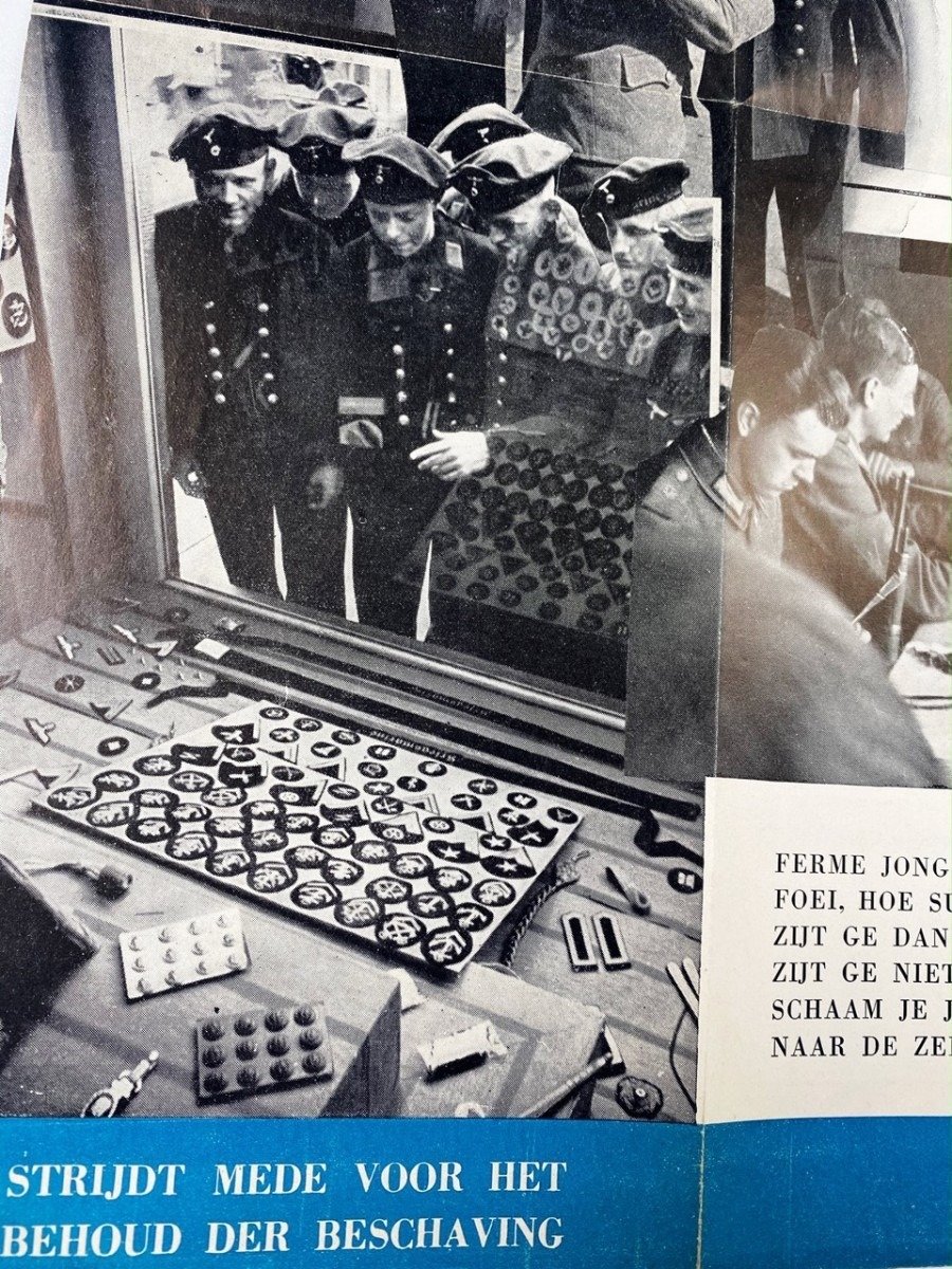 Original WWII Dutch Kriegsmarine volunteer flyer/poster — image 8