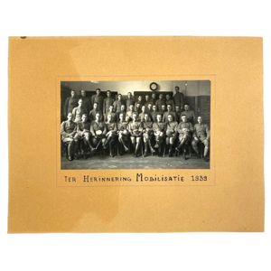 Original Pré 1940 Dutch army 'Luchtwachtdienst' photo