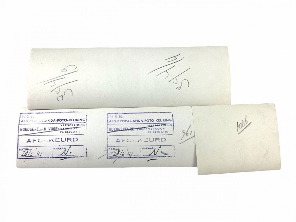 Original WWII Dutch NSB Lijfwacht Mussert photo grouping — image 2