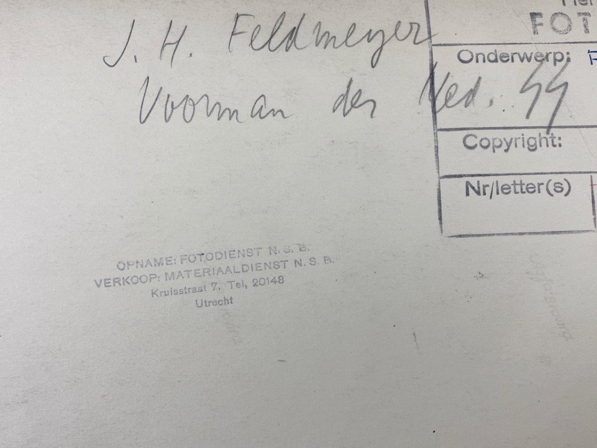 Original WWII Dutch SS large size photo Henk Feldmeijer — image 4