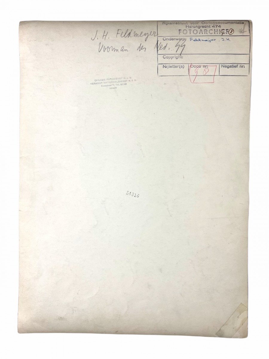Original WWII Dutch SS large size photo Henk Feldmeijer — image 5