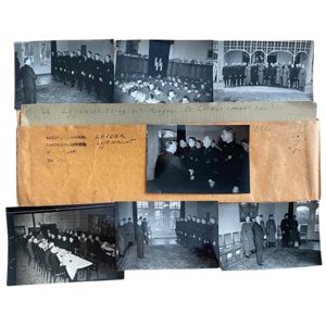 Original WWII Dutch NSB photo grouping – Lijfwacht Mussert with …