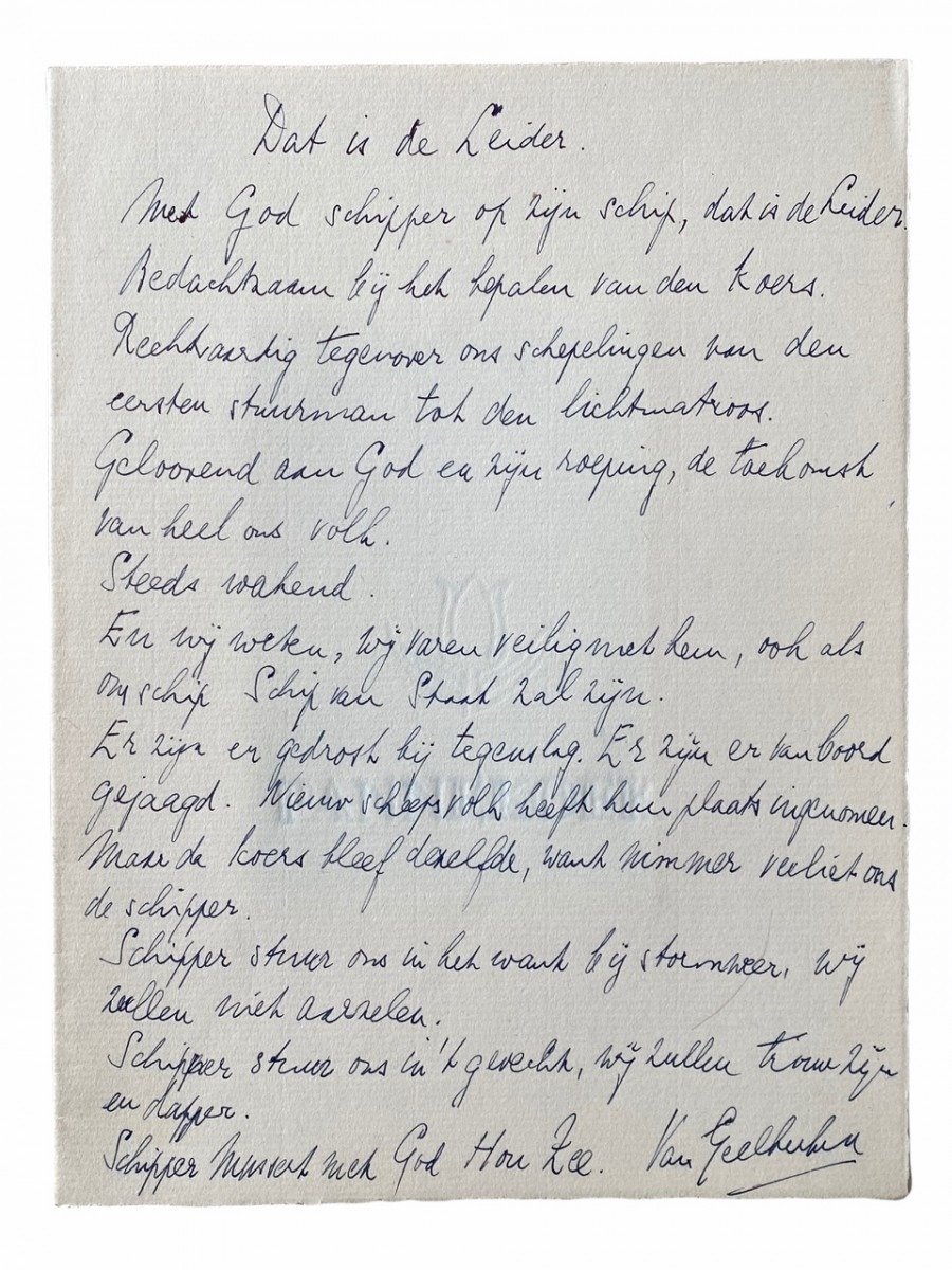 Original WWII Dutch NSB set Cornelis van Geelkerken — image 5