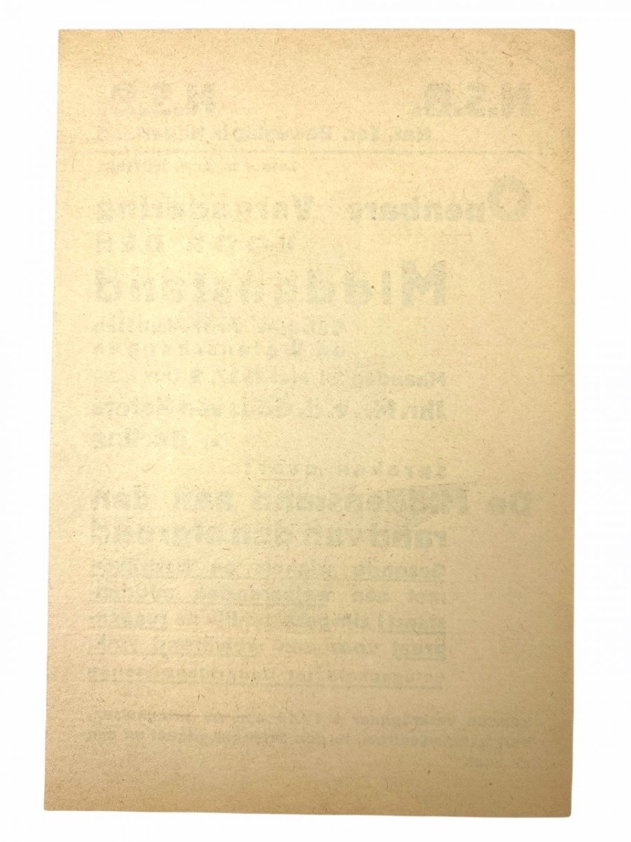 Original WWII Dutch NSB leaflet — image 3