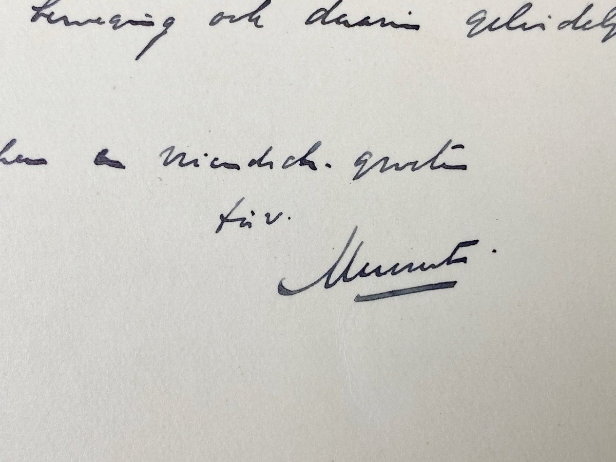 Original WWII Dutch NSB letter Anton Mussert — image 5