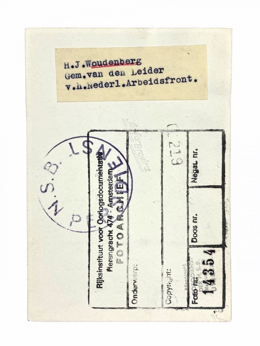 Original WWII Dutch NAF photo with letter signed Woudenberg — image 4