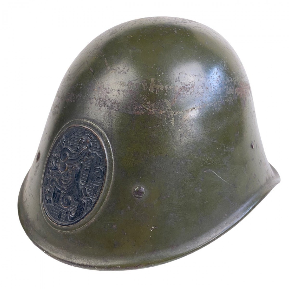 Original WWII Dutch M34 army helmet — image 2