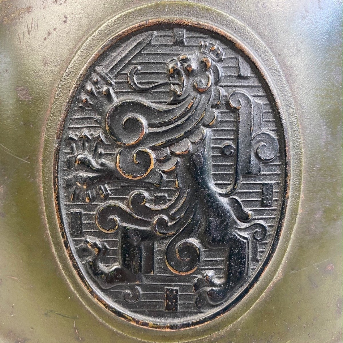 Original WWII Dutch M34 army helmet — image 3