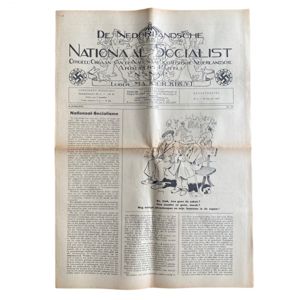 Original WWII Dutch NSNAP newspaper