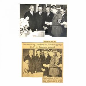 Original WWII Dutch NSB photo – W.B. Engelbrecht in Utrecht