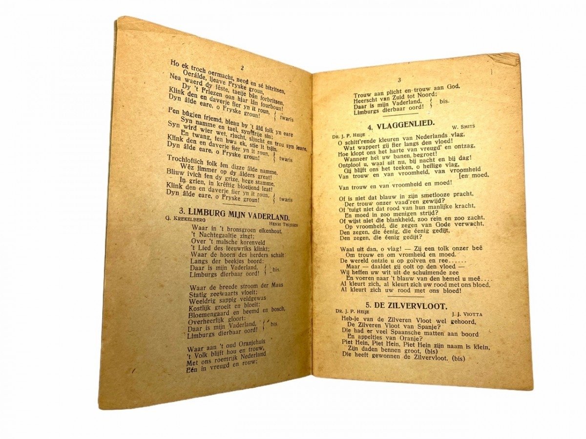 Original Pré 1940 Dutch army song booklet — image 3