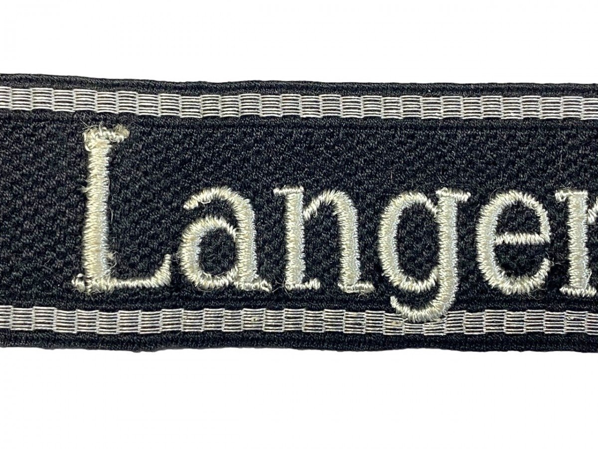 Original WWII Flemish Waffen-SS 6. SS-Freiwilligen-Sturmbrigade Langemarck cuff title — image 3