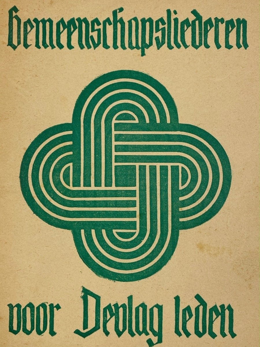 Original WWII Flemish Devlag song booklet — image 2