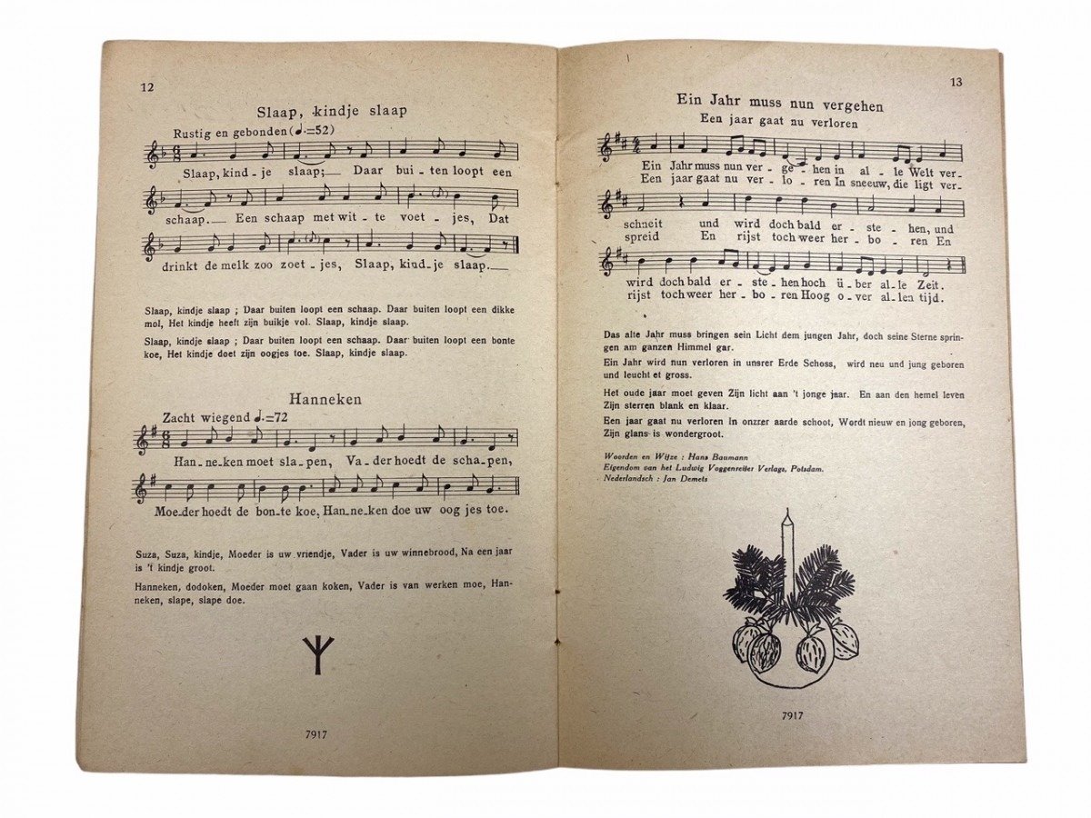 Original WWII Flemish Devlag song booklet — image 4