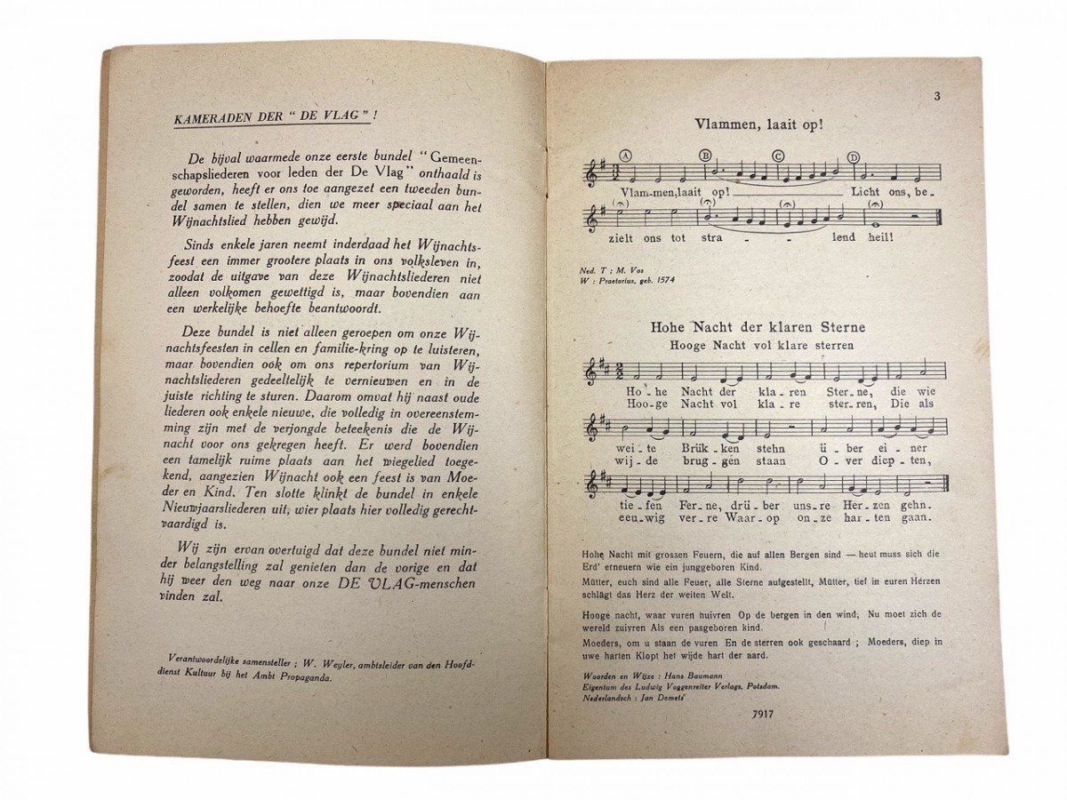 Original WWII Flemish Devlag song booklet — image 6