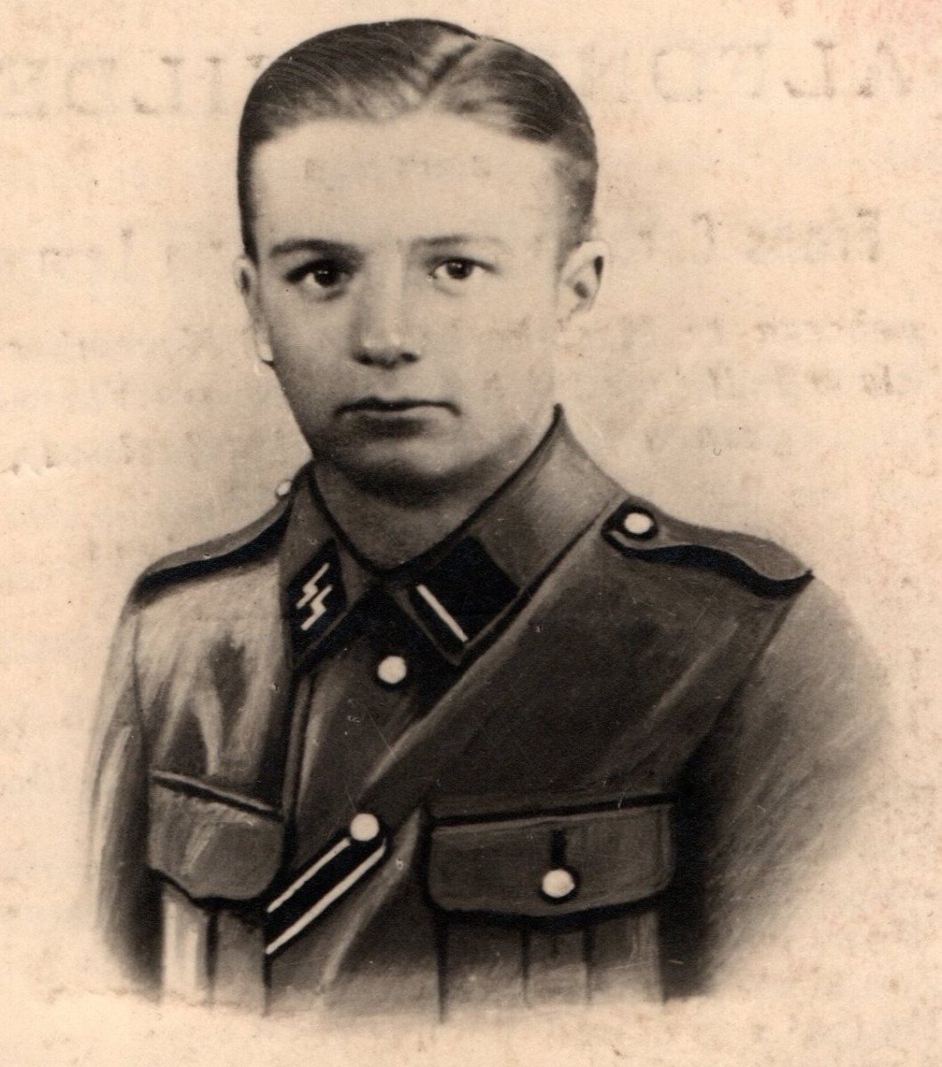 Original WWII Flemish Waffen-SS volunteer legion Alfons Schilders death card — image 2