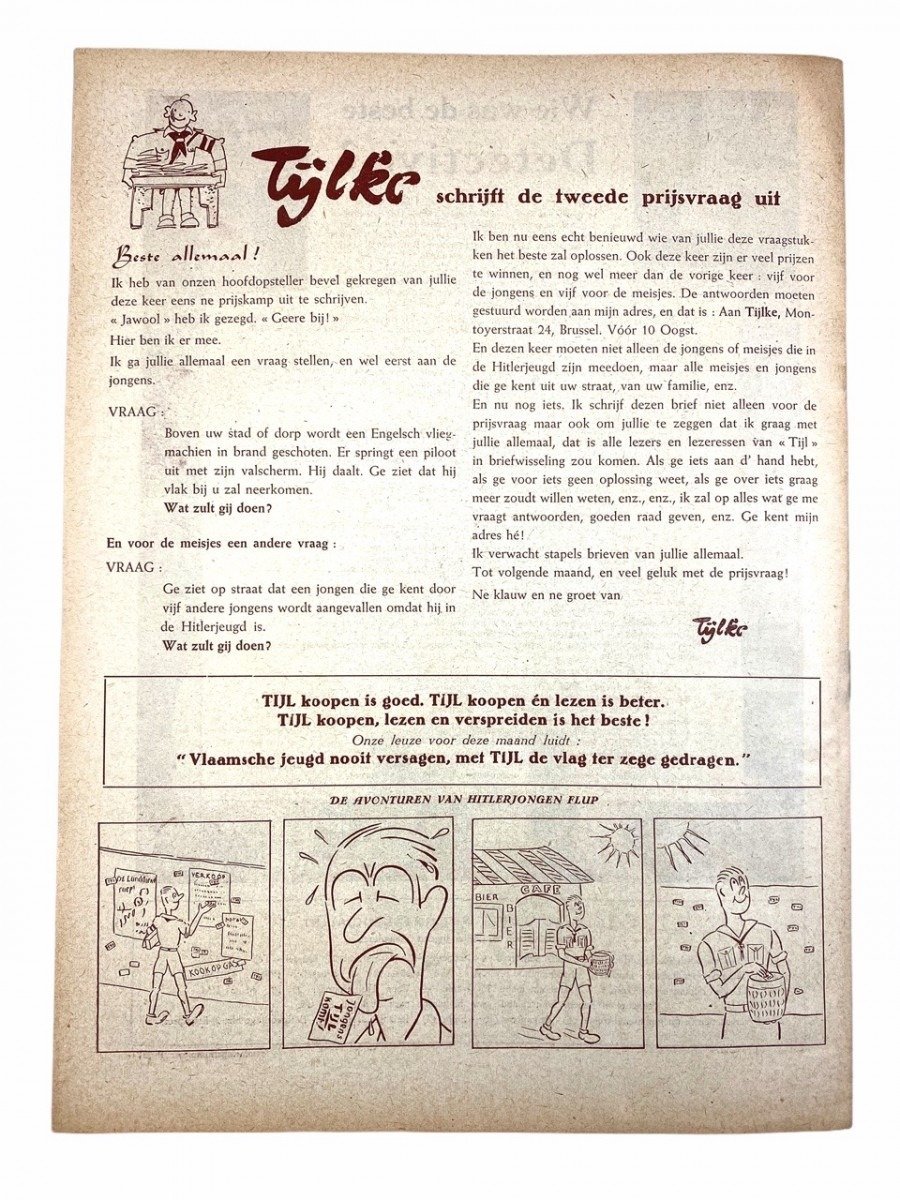 Original WWII Flemish collaboration magazine 'Tijl' — image 12