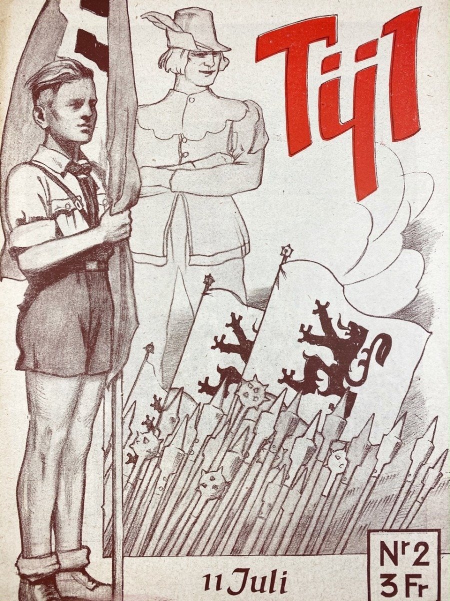 Original WWII Flemish collaboration magazine 'Tijl' — image 2