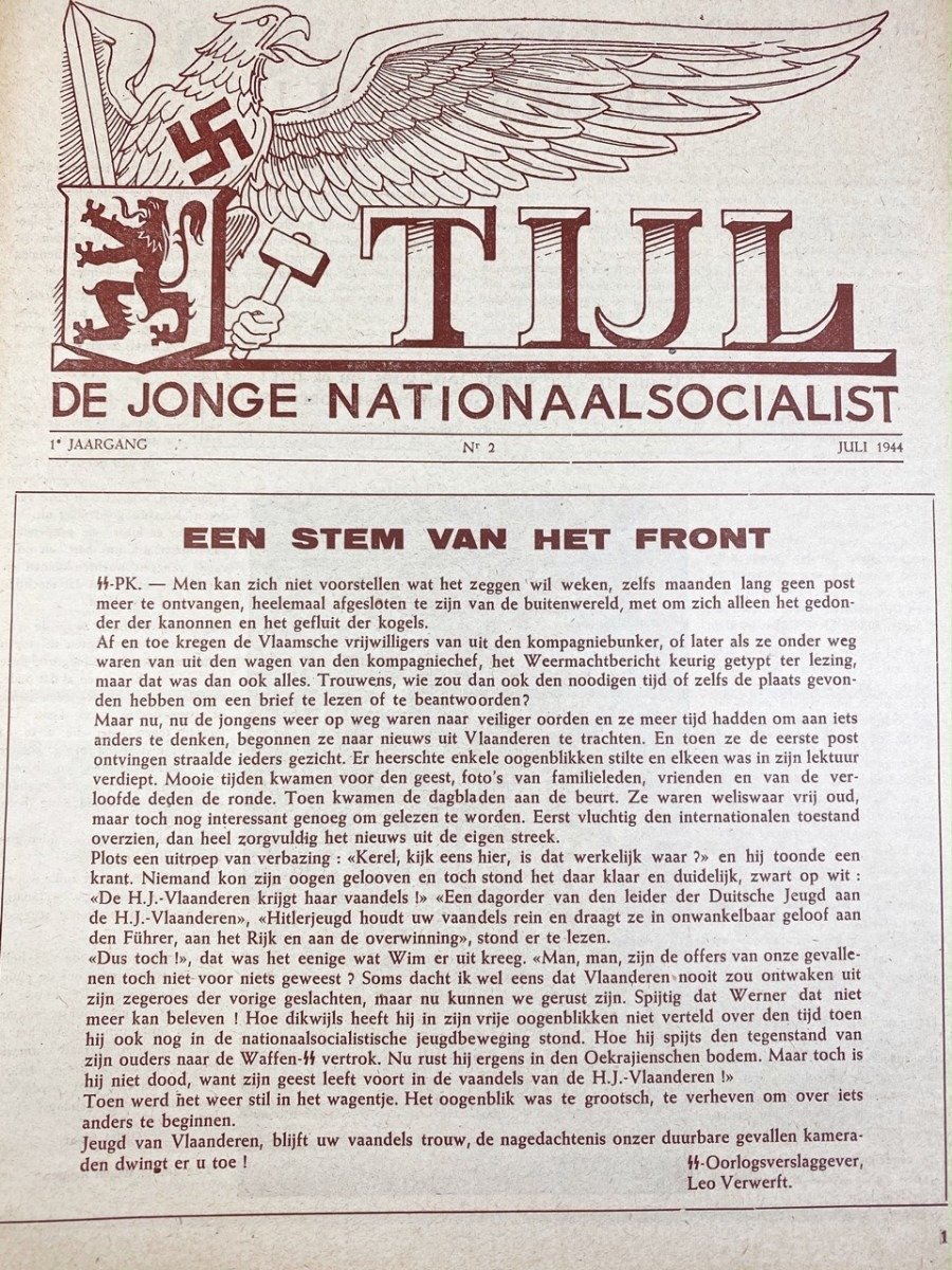 Original WWII Flemish collaboration magazine 'Tijl' — image 4
