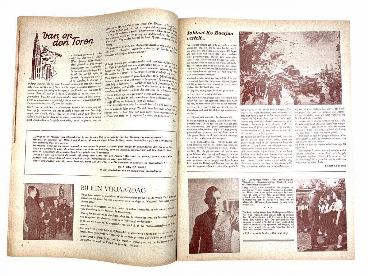 Original WWII Flemish collaboration magazine 'Tijl' — image 7