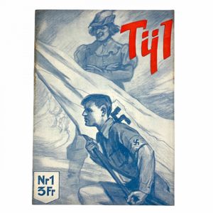 Original WWII Flemish collaboration magazine 'Tijl'