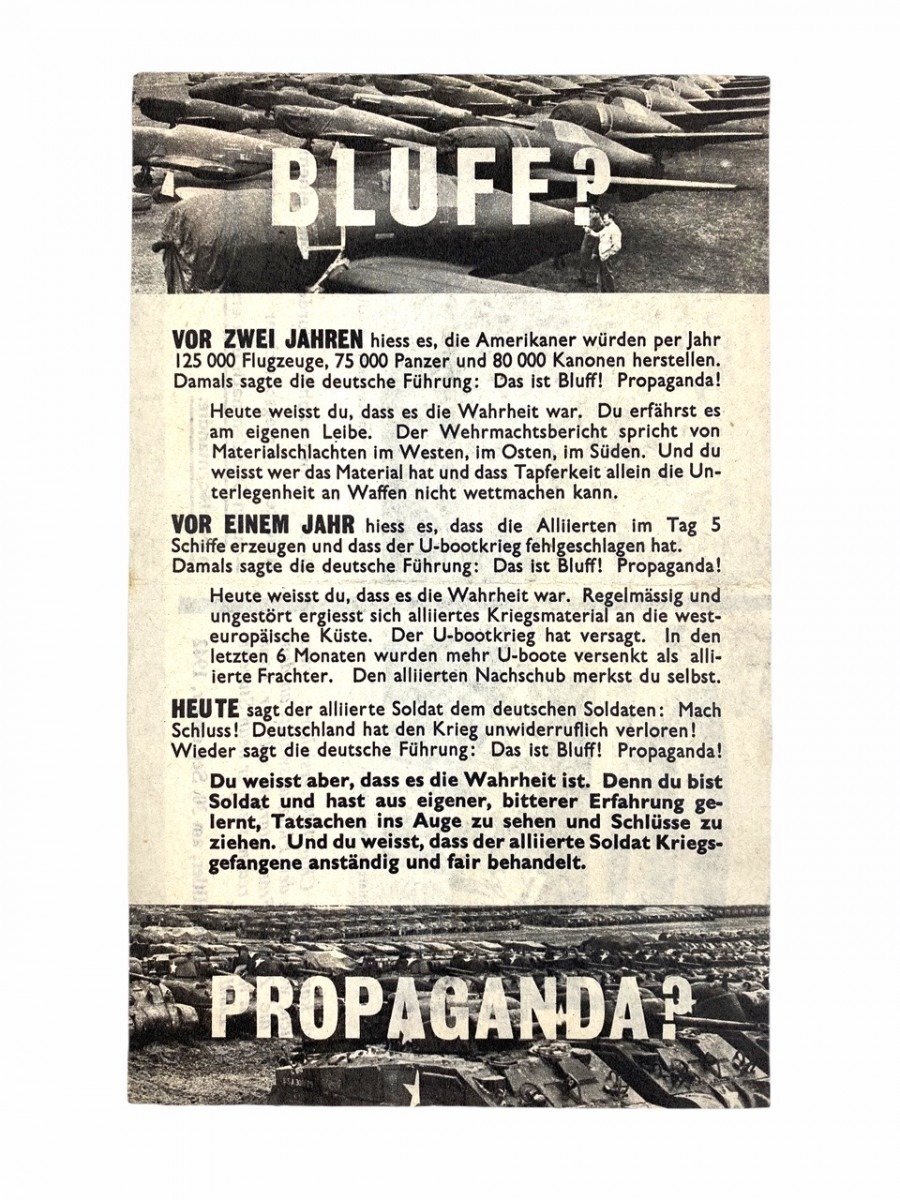 Original WWII Allied dropping leaflet — image 5